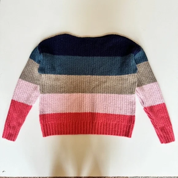 Old Navy Striped Knit Sweater Multicolor - Picture 2 of 4